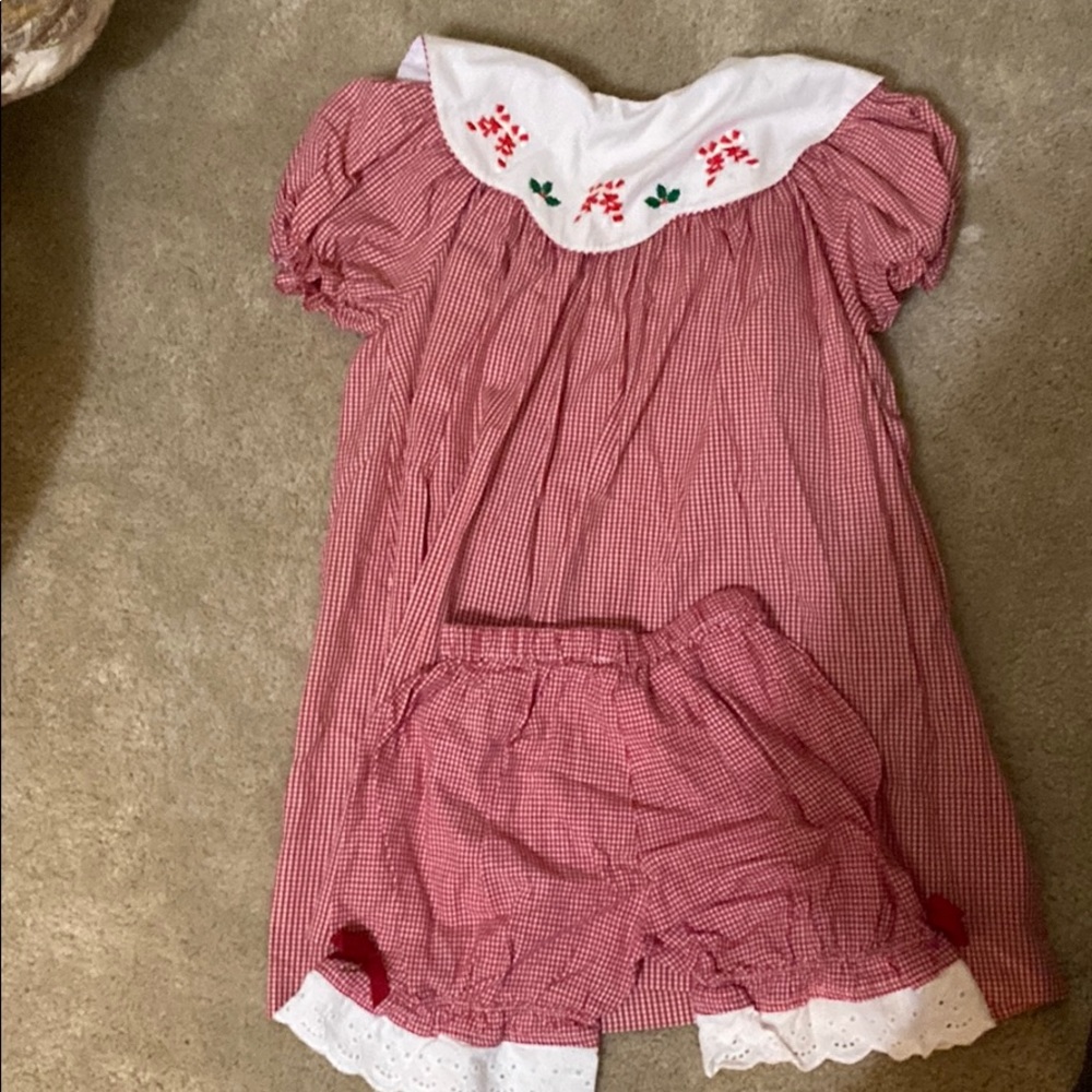 Christmas smocking set